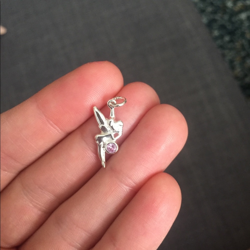 Disney TinkerBell October birthstone charm pendant